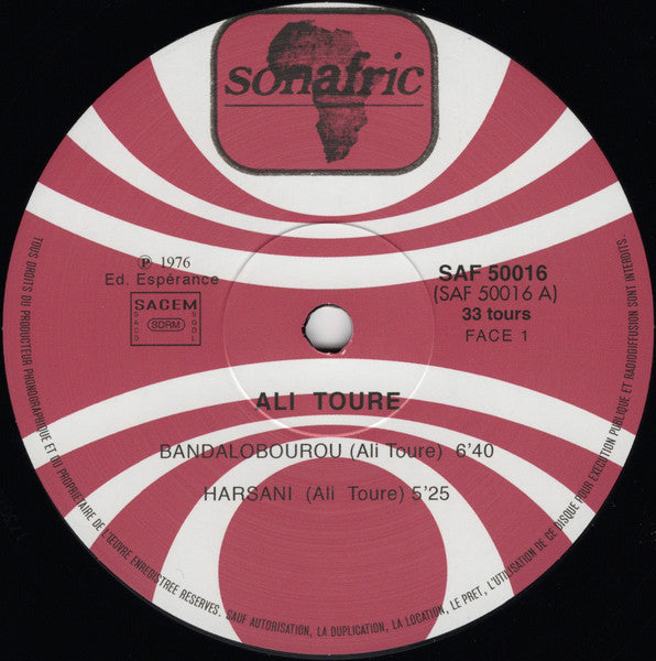 Ali Toure "Farka" (VINYL) | Mint (M) Mint (M) Get Cheap Vinyl