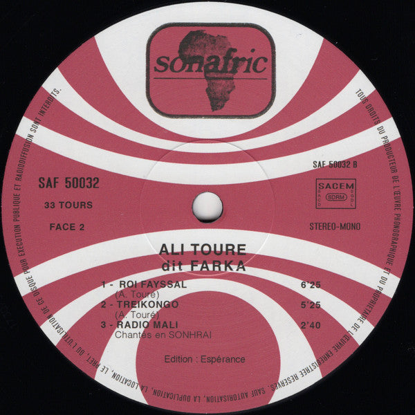 Ali Toure Farka (VINYL 50032) | Mint (M) Mint (M) Get Cheap Vinyl