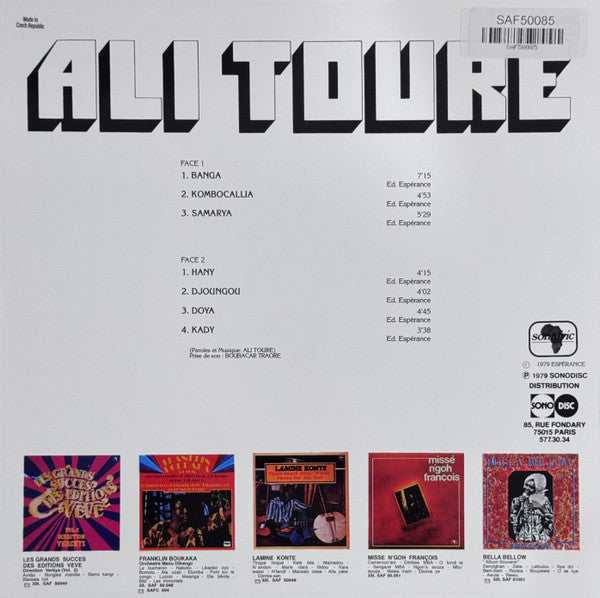 Ali Toure Dit "Farka" (VINYL) | Mint (M) Mint (M) Get Cheap Vinyl