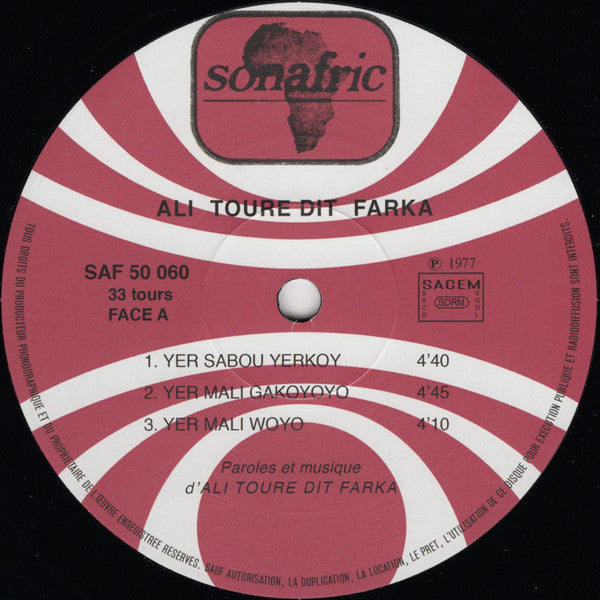 Ali Toure Farka (VINYL) | Mint (M) Mint (M) Get Cheap Vinyl