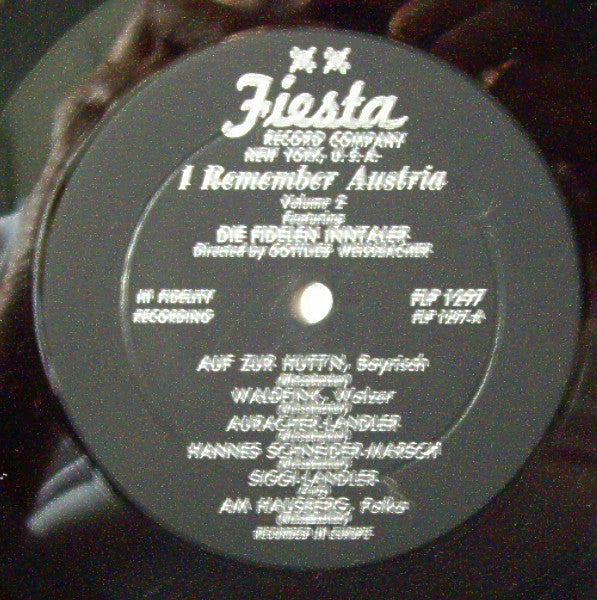 I Remember Austria Volume 2 (VINYL) | Excellent+ (EX+) Excellent+ (EX+) Get Cheap Vinyl