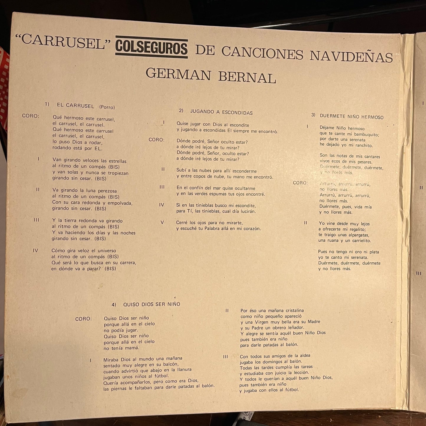 Carrusel / Colseguros De Canciones Navidenas | Near Mint (NM) Near Mint (NM) Get Cheap Vinyl