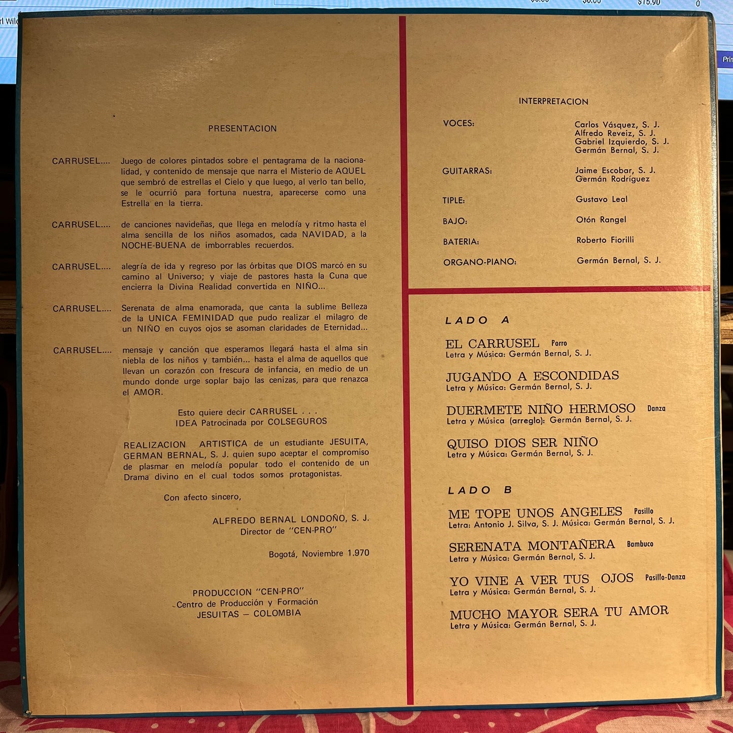 Carrusel / Colseguros De Canciones Navidenas | Near Mint (NM) Near Mint (NM) Get Cheap Vinyl