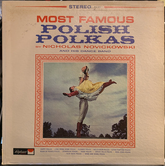 Most Famous Polish Polkas By Nicholas Novickowski And His Dance Band | Very Good Plus (VG+) Very Good Plus (VG+) Get Cheap Vinyl