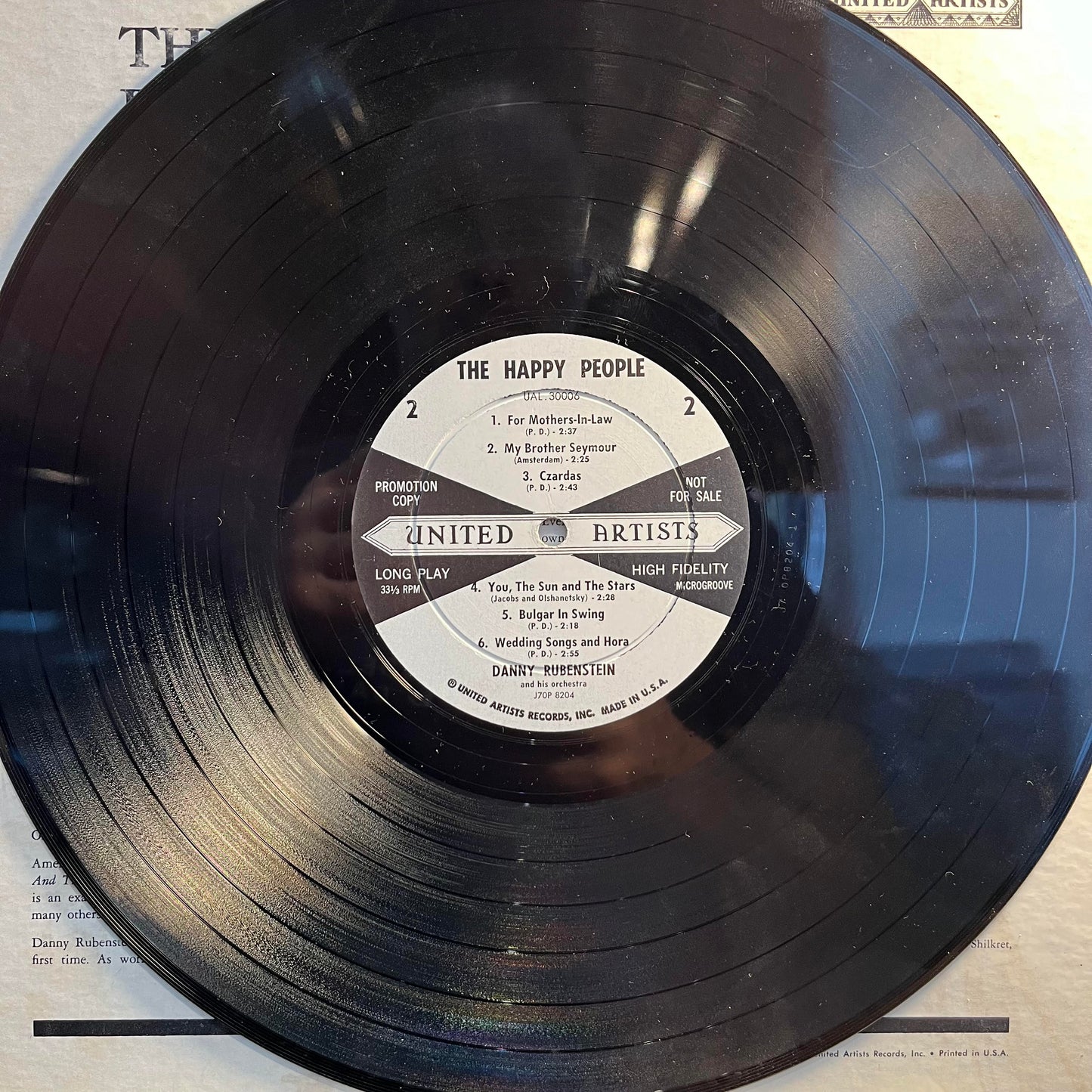The Happy People *PROMO* | Very Good (VG) Very Good (VG) Get Cheap Vinyl