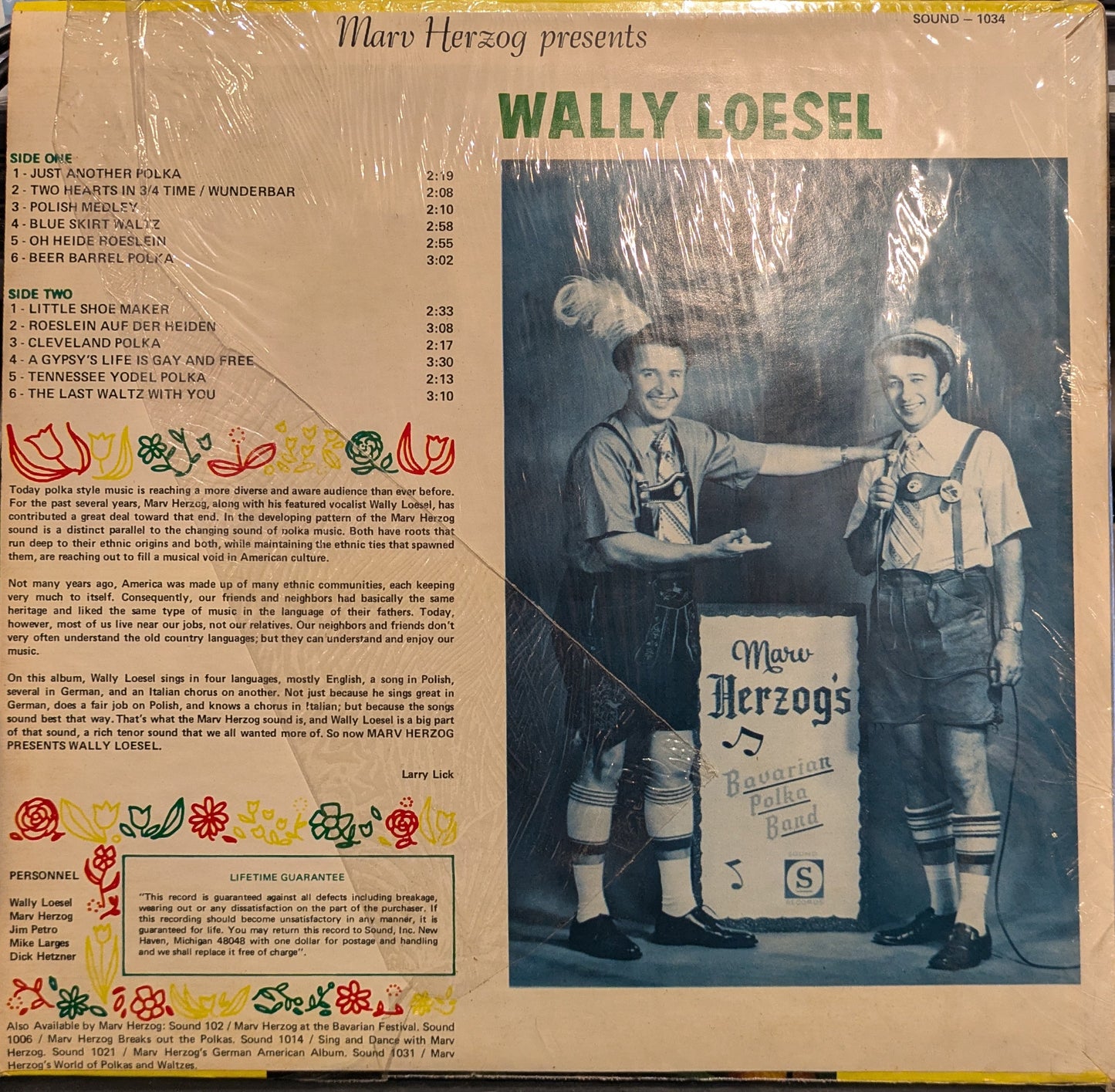 Marv Herzog Presents Wally Loesel *SHRINK* | Very Good (VG) Excellent (EX) Get Cheap Vinyl