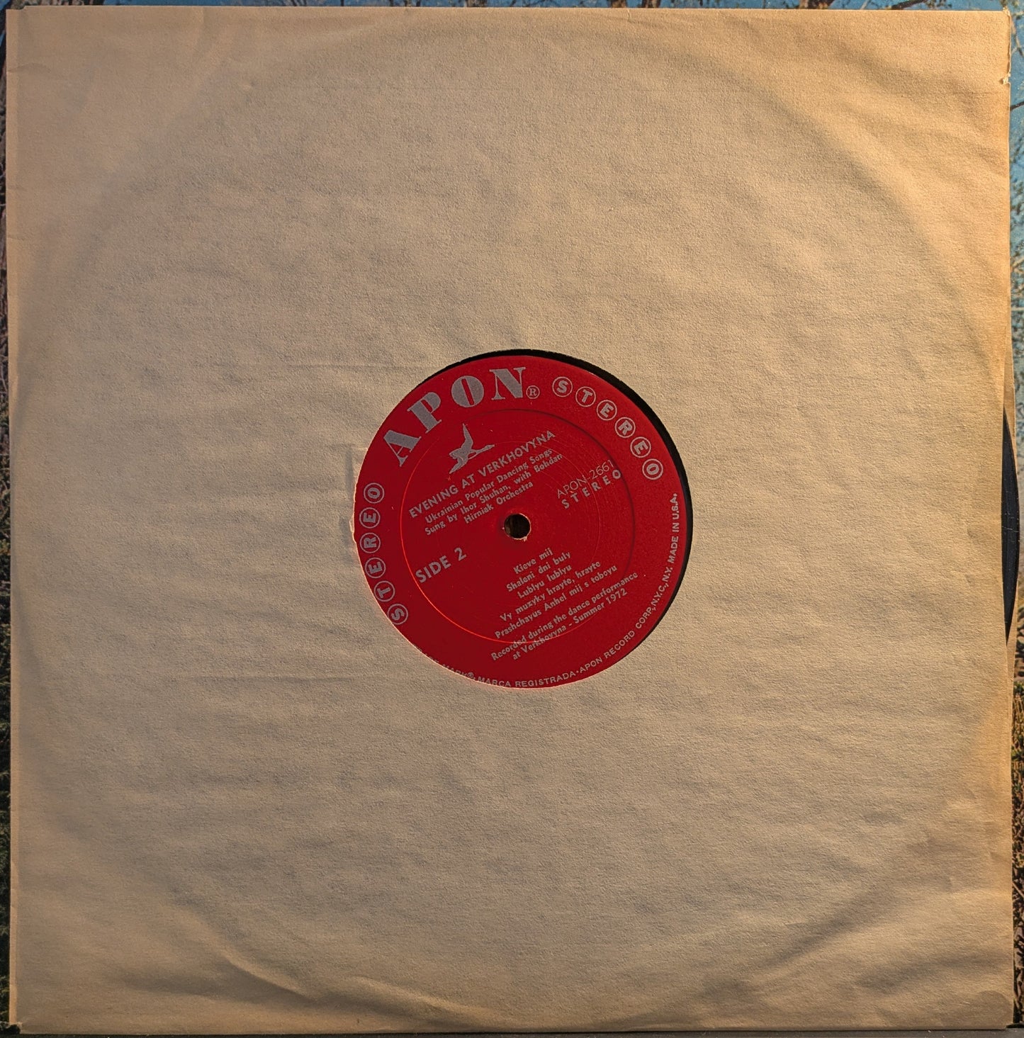 Evening at Verkhovyna (VINYL) | Very Good (VG) Very Good (VG) Get Cheap Vinyl