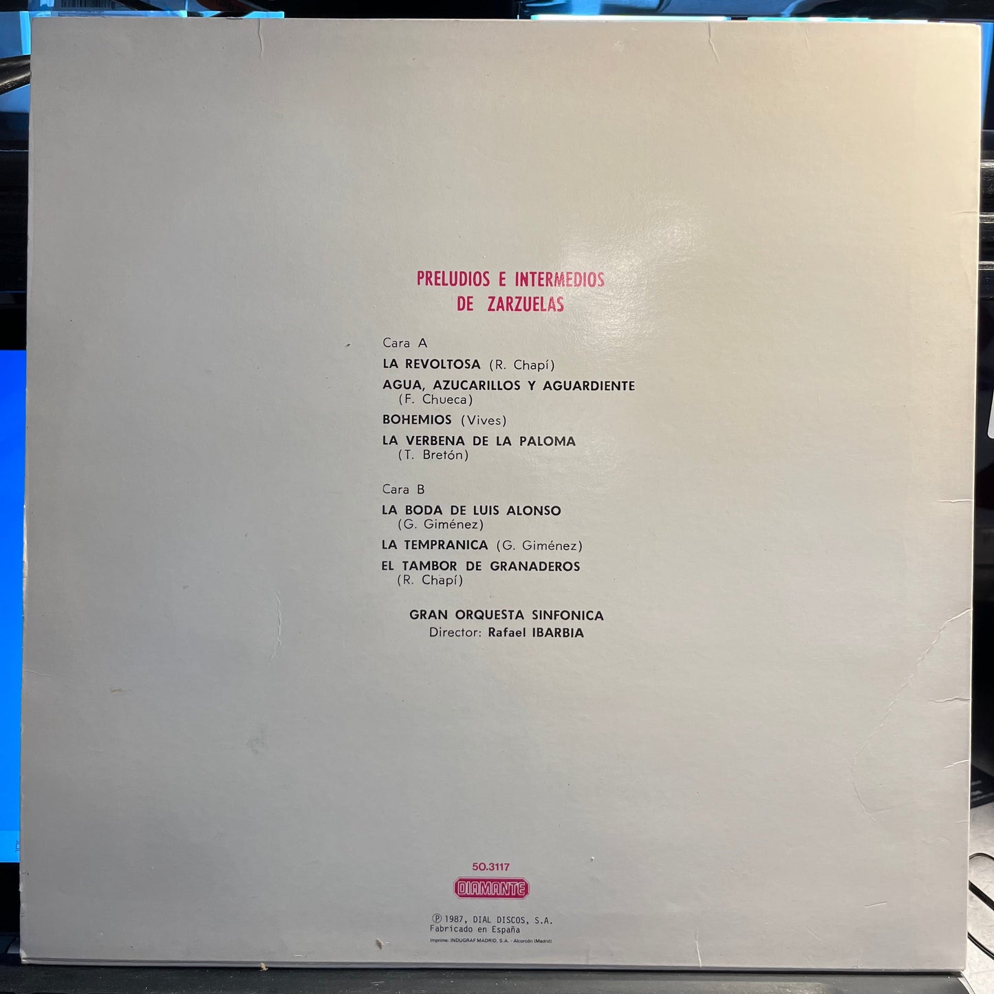 Preludios E Intermedios De Zarzuela | Excellent (EX) Excellent (EX) Get Cheap Vinyl