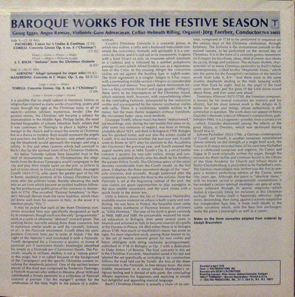 Baroque Masterworks For The Festive Season | Near Mint (NM) Near Mint (NM) Get Cheap Vinyl